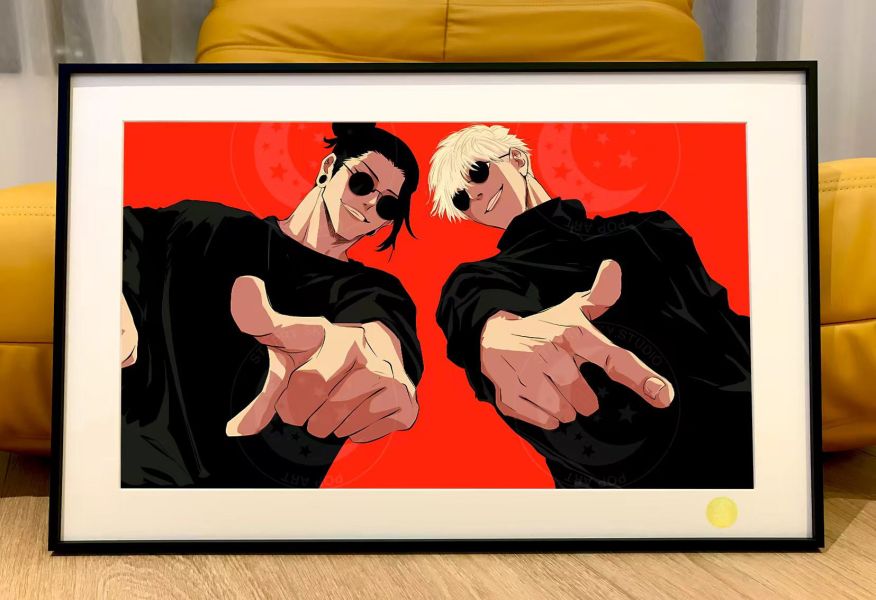 【海外代購】星空《五悟夏油傑》五長咒術回戰Gojo Satoru動漫二次元裝飾畫