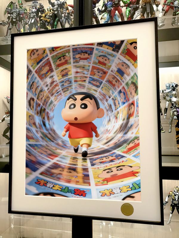 【海外代購】星空 《小新時光隧道》蠟筆小新風間阿呆正男小白小葵Crayon Shin-chan動漫裝飾畫