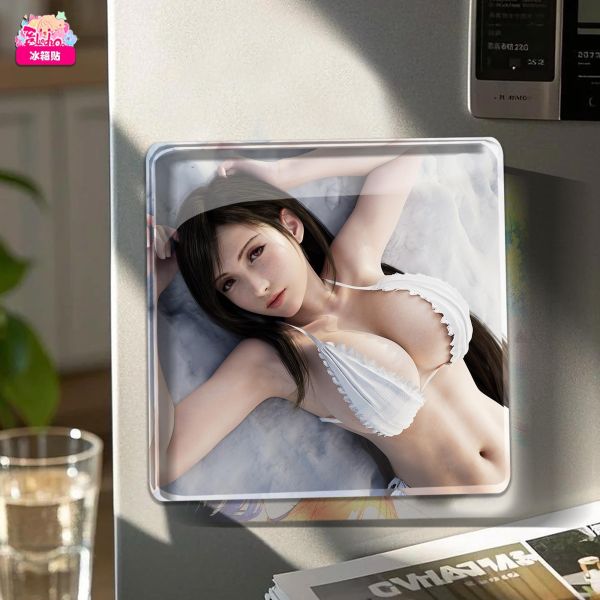 【海外代購】阿喵畫社 動漫冰箱貼第六十八彈蒂法純享版 高透亞克力磁吸冰箱貼 