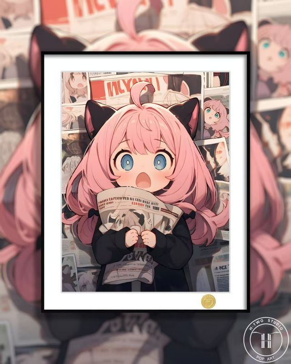 【海外代購】H2 《阿尼亞》間諜過家家SPYxFAMILY約爾福傑黃昏裝飾畫 