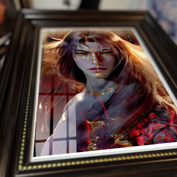 【海外代購】阿喵畫社 溫天仁 8k主題高清裝飾畫 牆面掛毯 冰箱貼 