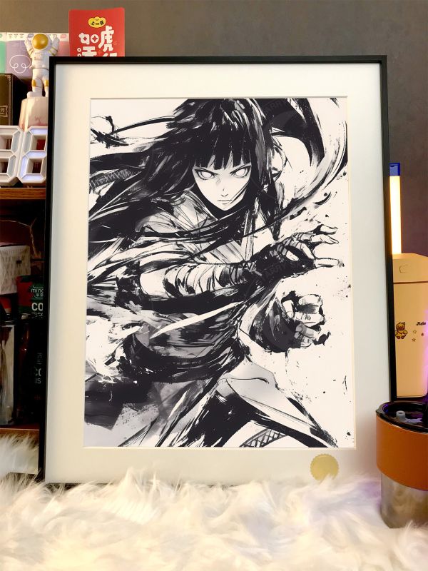 【海外代購】星空 《水墨火影系列》鳴人佐助雛田小櫻NARUTO仙人宇智波須佐火影忍者動漫裝飾畫 