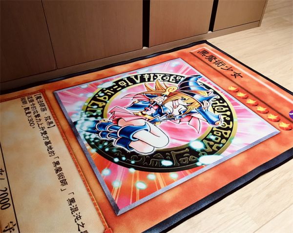 【海外代購】【120*80CM】星空 黑魔導女孩 床邊臥室書房客廳 地毯01 