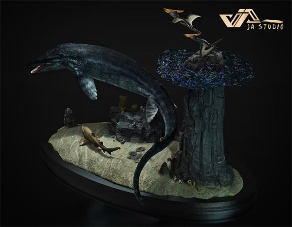 【預定】JA 第三款古生物雕像 霍夫曼滄龍 卡律布狄斯 