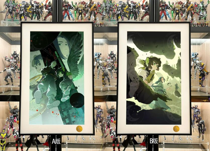 【海外代購】星空 《羅小黑》羅小黑戰記無限國漫諦聽裝飾畫 