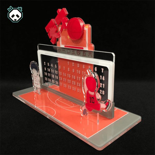 【海外代購】【25CM】凹凸Panda 灌籃高手 亞克力立體 萬年曆01 