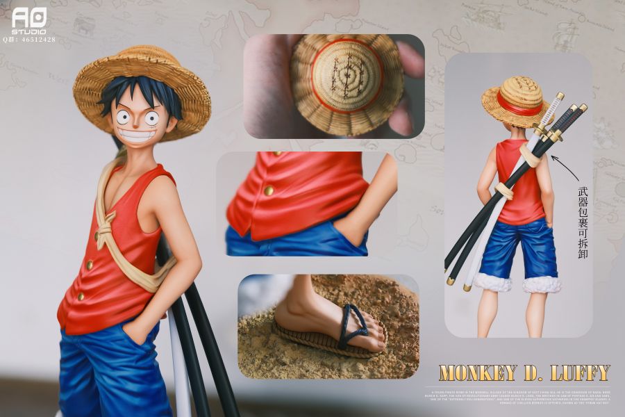 【預定】AO 海賊系列 魯夫LUFFY雕像 