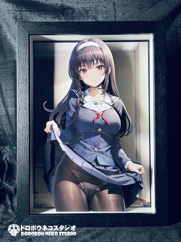 【海外代購】泥棒貓 DSMG-092 霞之丘詩羽 立體裝飾畫 
