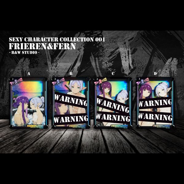 【R18-海外代購】黑白畫映 B&W Sexy Character Collection 001 Frieren&Fern 女性角色鐳射卡磚 芙莉蓮&費倫 