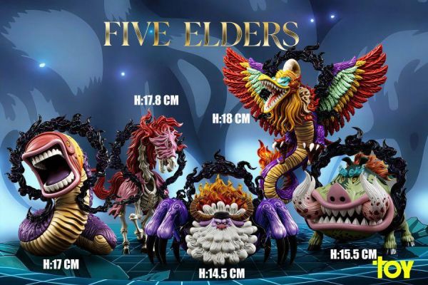 【海外代購】TOY 至高權利-五老星獸化型態賀歲典藏套 