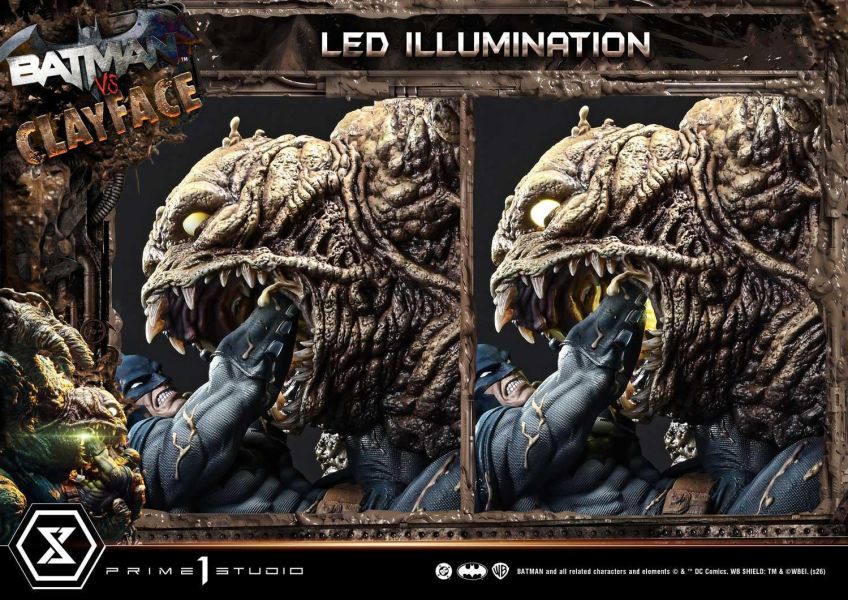 【預定】Prime 1 Studio（P1S） 1/4 蝙蝠俠 VS 泥面人（Batman VS Clayface）場景雕像 DC漫畫 