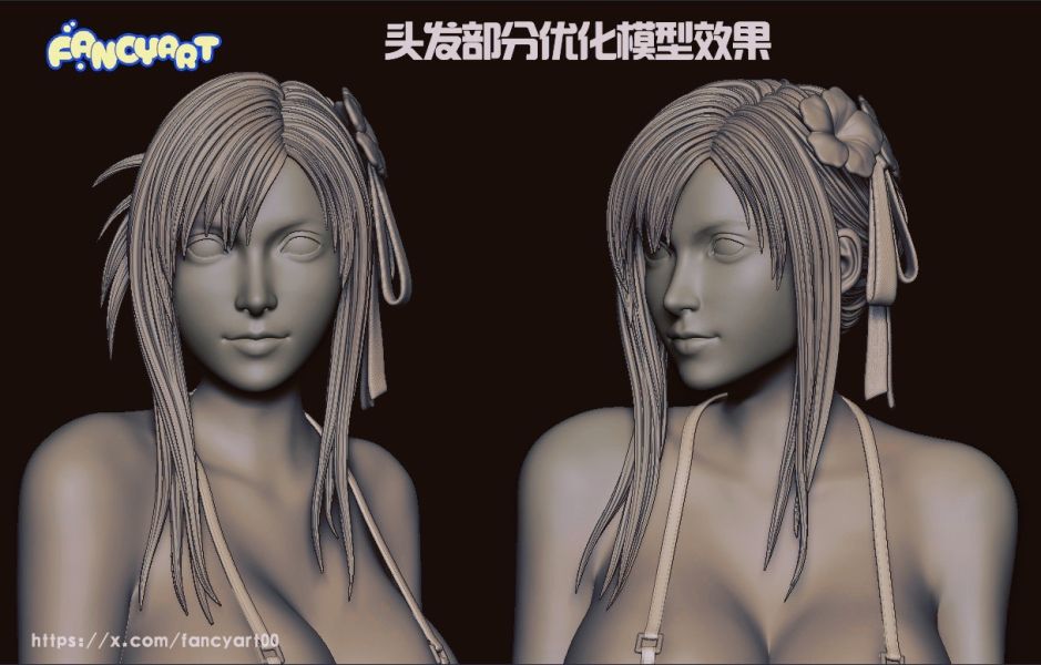 【預留請洽客服】Fancy art FF遊戲 Bikini 系列01 TIFA 