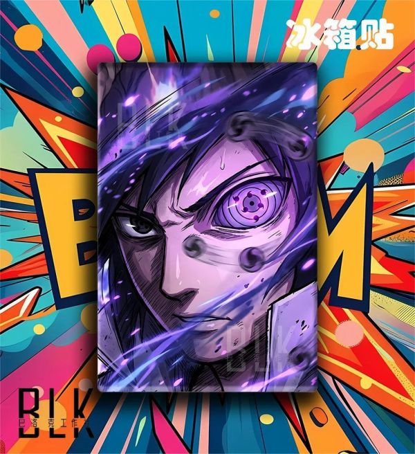 【海外代購】巴洛克 《輪迴眼佐助》火影忍者裝飾畫冰箱貼 