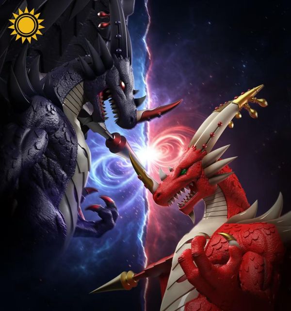 【預定】太陽模玩 艾可薩獸 龍帝 黑暗形態 
