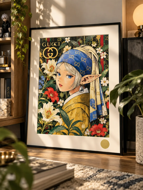 【海外代購】星空《GUCCI芙莉蓮》葬送的芙莉蓮裝飾畫 