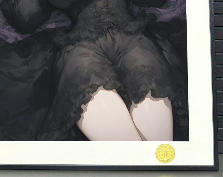 【海外代購】H2 《黑裙菲倫》葬送的芙莉蓮Fern芙莉蓮動漫二次元裝飾畫 