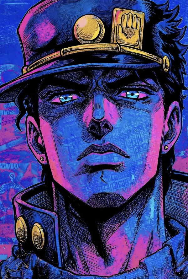 【海外代購】H2 《承太郎》JOJO的奇妙冒險空條承太郎裝飾畫 