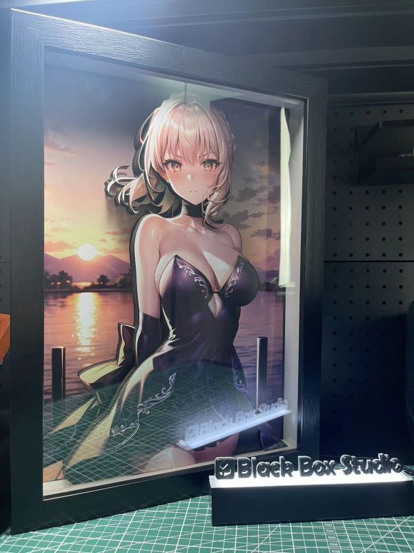 【海外代購】Black Box 黑盒子 桌面超迷你立體相框 BA-013 BBLG-006 阿爾托莉雅·潘德拉貢 