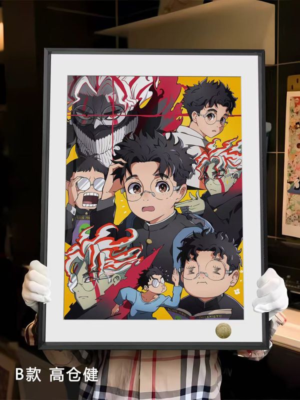 【海外代購】皇呱 膽大黨 綾瀨桃 高倉健 綾瀨星子 高速婆婆 裝飾畫 