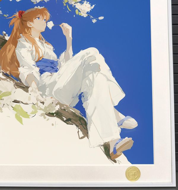 【海外代購】H2 《梨花明日香》新世紀福音戰士EVA初號機綾波麗動畫裝飾畫 