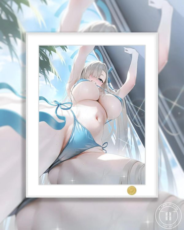 【海外代購】H2工作室《泳衣一之瀨》碧藍檔案裝飾畫 