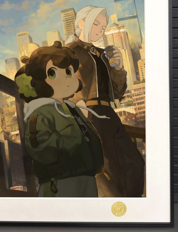 【海外代購】H2 《羅小黑戰記2》小黑師姐鹿野無限動畫二次裝飾畫 