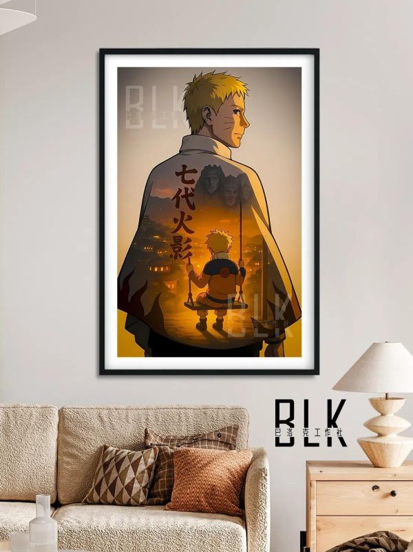 【海外代購】巴洛克《七代火影》宇智波火影忍者裝飾畫冰箱貼 