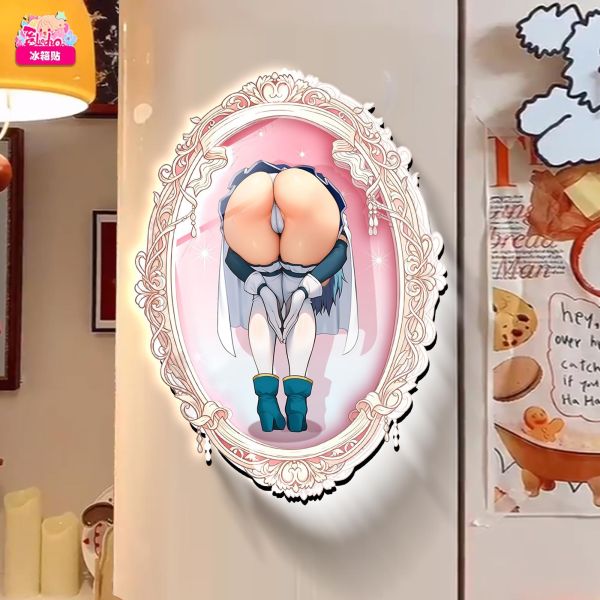 【海外代購】阿喵畫社 動畫冰箱貼第一百一十七彈魔鏡魔法少女小圓系列 高透亞克力磁吸冰箱貼 