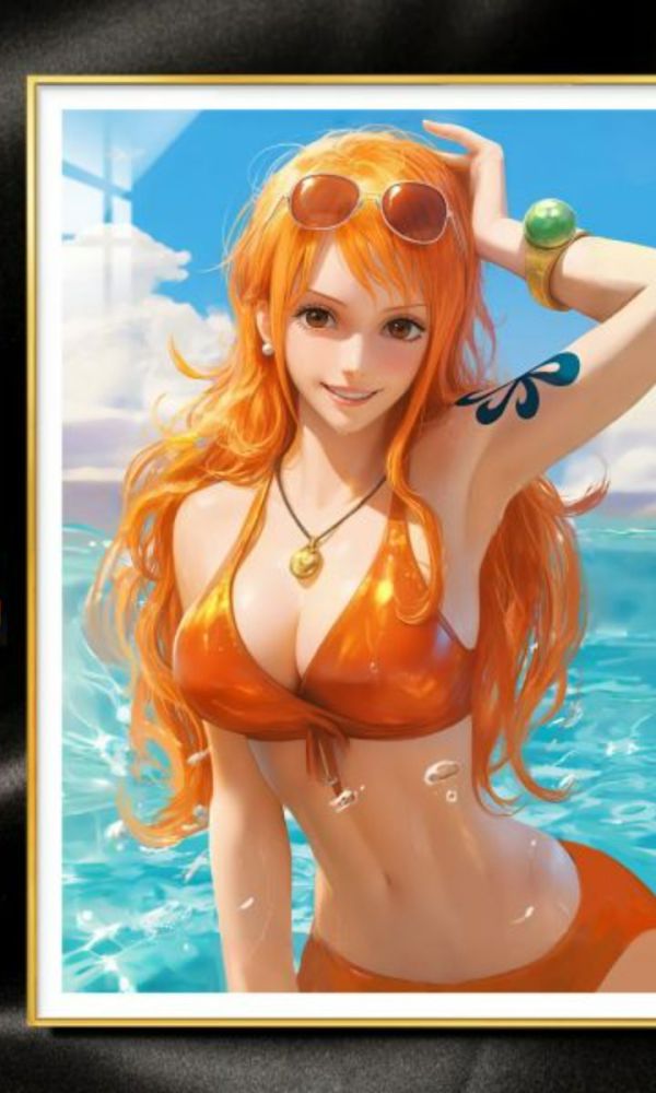 【海外代購】阿喵畫社 夏至 娜美《海盜王》8k超清裝飾畫 