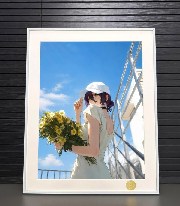 【海外代購】H2 《夏日蕾塞》電鋸人鏈鋸人波姆炸彈惡魔裝飾畫 