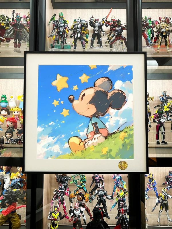 【海外代購】星空 《星星米奇》Mickey米老鼠迪士尼裝飾畫 