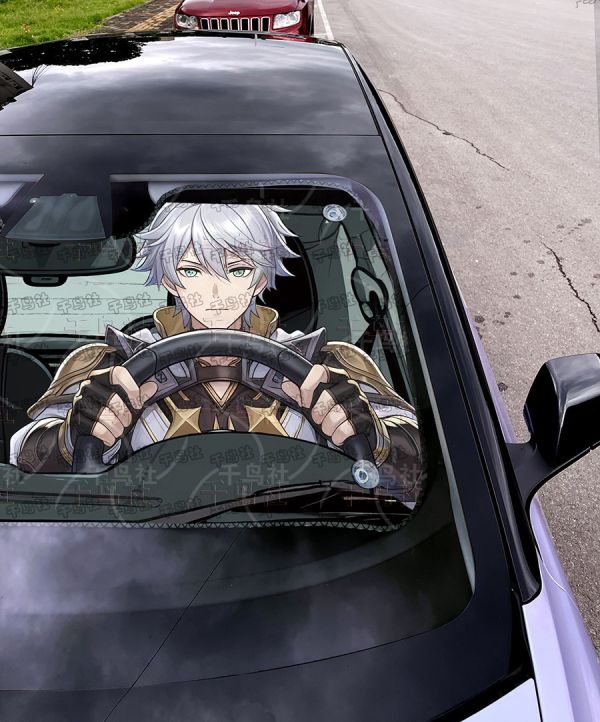 【海外代購】千鳥社 《汽車前擋遮陽—白厄》二次元汽車遮陽防曬前擋開車白厄崩壞星穹鐵道卡厄斯蘭那 