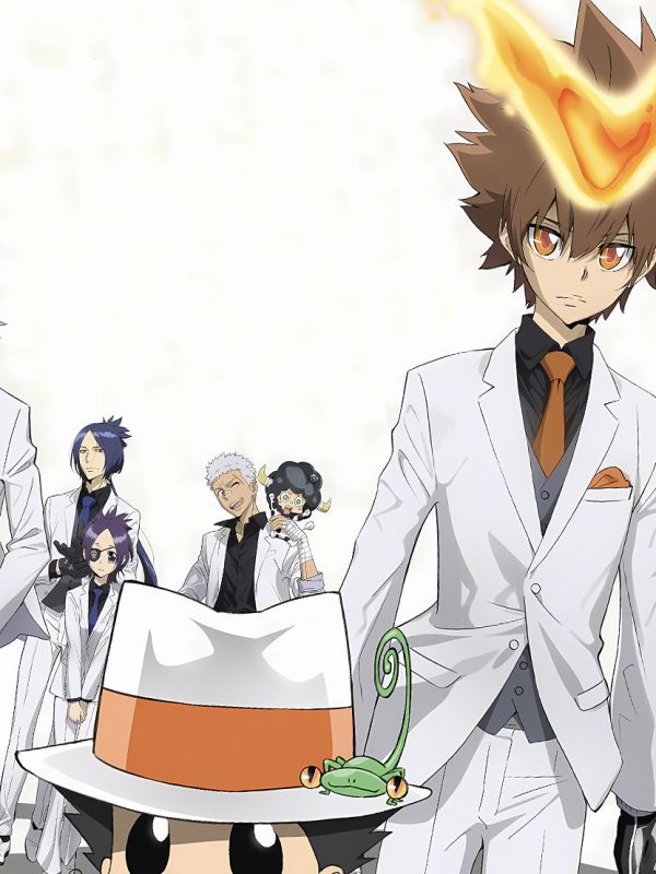 【海外代購】星空 《家庭教師20週年》彭格列家族澤田綱吉六道骸阿綱HITMAN REBORN!裡包恩裝飾畫 