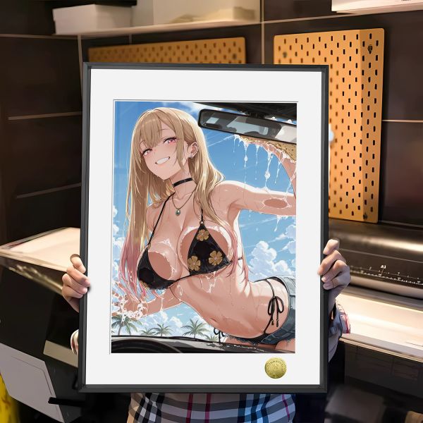 【海外代購】皇呱 《夏日泳裝喜多川海夢第三彈》 更衣人偶墜入愛河夏日泳裝喜多川海夢週邊裝飾畫 午睡毯 地毯 