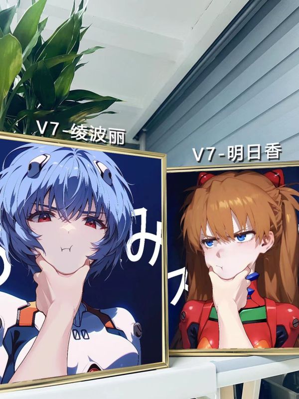 【海外代購】千鳥社 EVA單人第七彈 EVA明日香綾波麗新世紀福音戰士擺台裝飾畫 