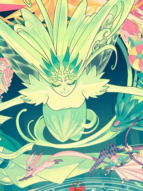 【海外代購】星空 《庫洛牌小櫻》百變小櫻木之本櫻魔法使裝飾畫 