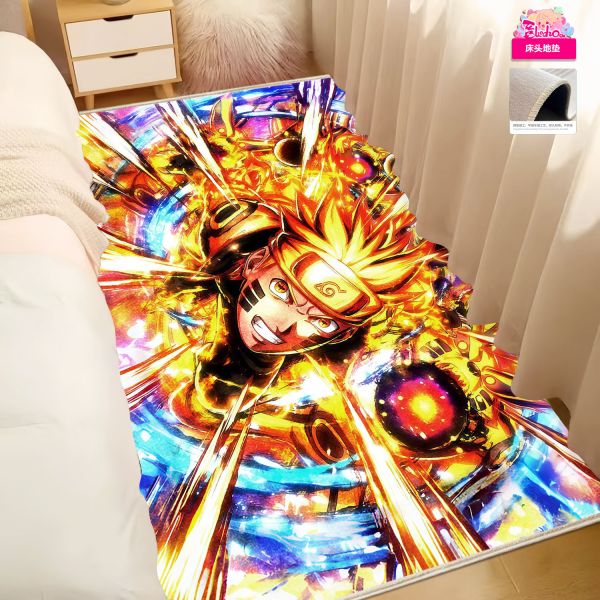 【海外代購】阿喵畫社 仙法!黃金閃光 九喇嘛螺旋尾獸玉 8k主題高清裝飾畫 發光滑鼠墊 滑鼠墊 午睡毛毯 床頭地墊 