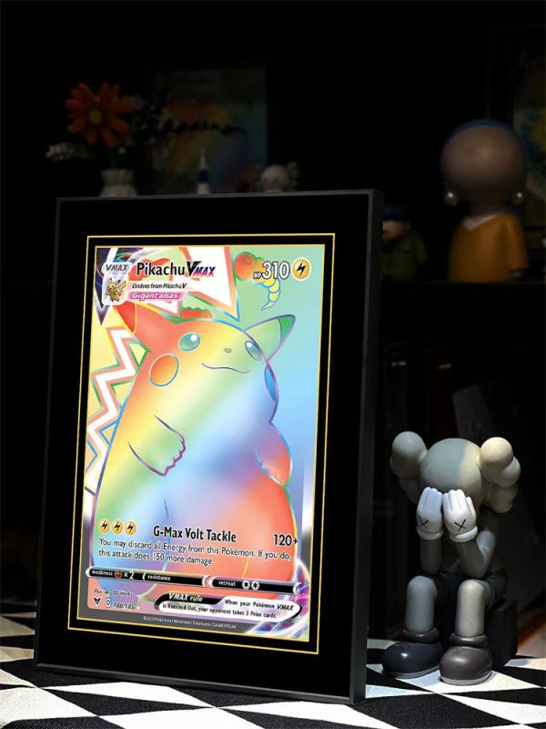 【海外代購】 浪人 精靈寶可夢 F款 皮卡丘VMAX 裝飾畫 