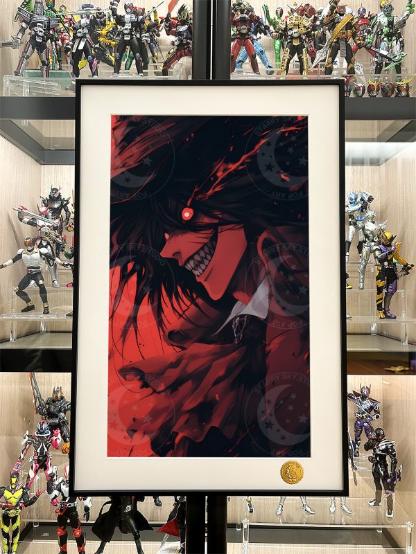 【海外代購】星空 《吸血鬼獵人》Alucard阿卡多HELLSING海爾辛皇家國教騎士團裝飾畫 
