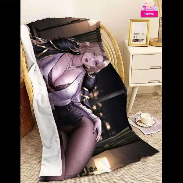 【海外代購】阿喵畫社 黑絲 卡米利安 無期迷途新品8k主題高清裝飾畫 滑鼠墊  午睡毛毯  冰箱貼 