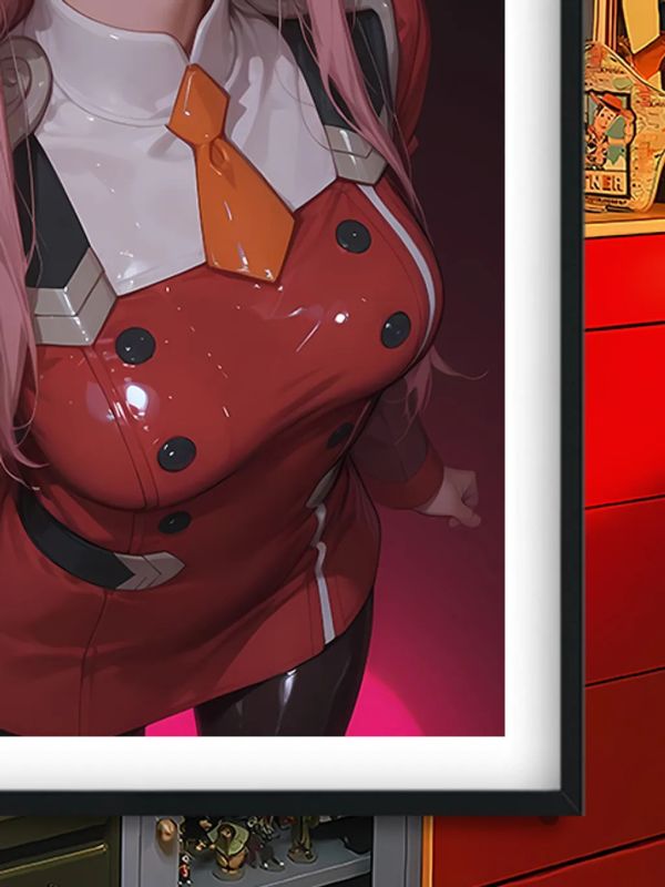 【海外代購】巴洛克 《 仰頭零二》Zero Two國家隊裝飾畫冰箱貼 