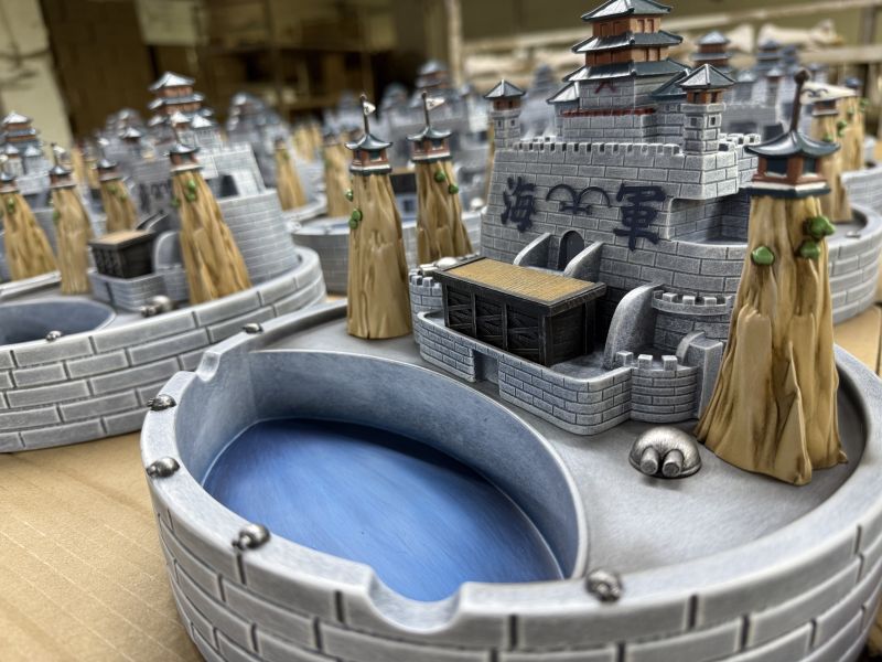 【海外代購】可藝模玩 航海王馬林福特海軍本部創意擺飾 煙灰缸 