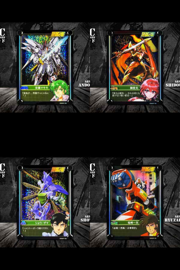 【海外代購】黑白畫映 B&W MBC Manbutsu Card 機戰系列 桌面立體裝飾卡磚 