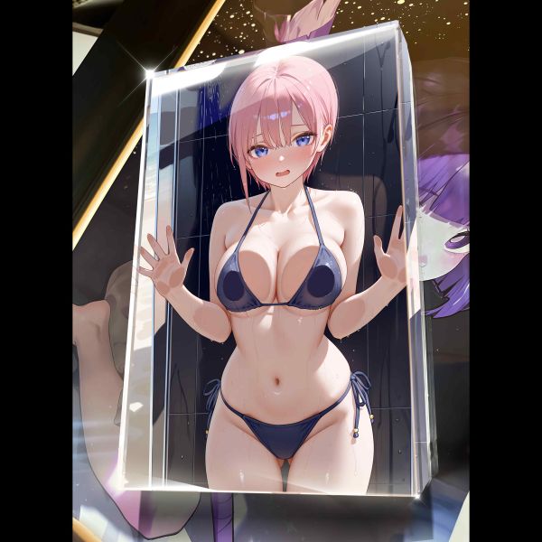 【海外代購】阿喵畫社 第四十五彈動漫卡磚五等分新娘 亞克力加厚紀念收藏磚 