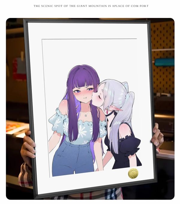 【海外代購】皇呱《芙莉蓮菲倫親吻》葬送的芙莉蓮裝飾畫 午睡毯 地毯 