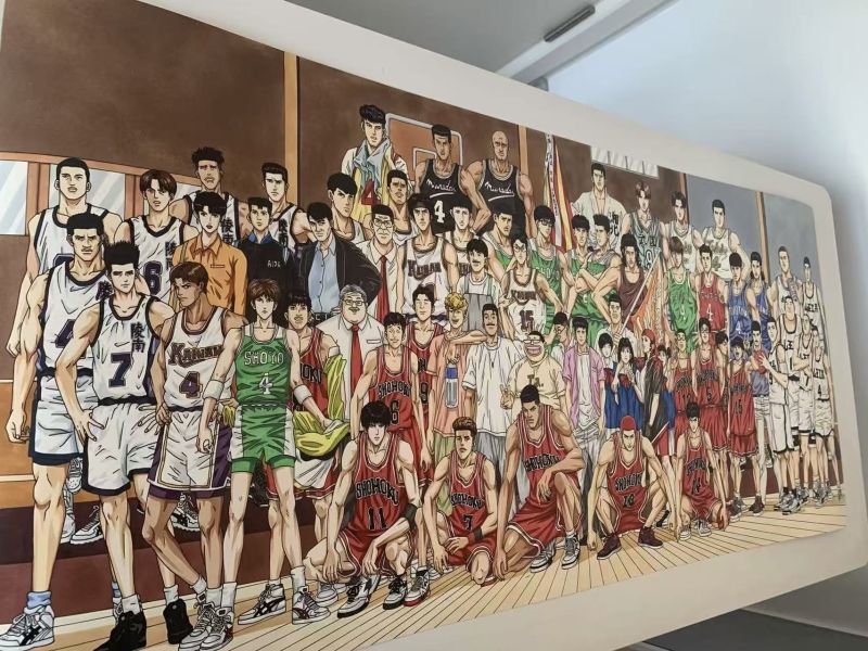 【海外代購】田哥繪 灌籃高手全人物全家福復刻微噴畫 