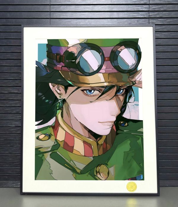 【海外代購】H2工作室《軍裝哈爾》宮崎駿哈爾的移動城堡裝飾畫 