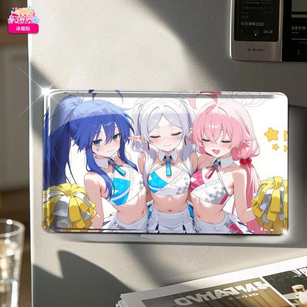 【海外代購】阿喵畫社 啦啦隊 泉此方X芙莉蓮X小鳥遊星野 12k主題超清裝飾畫 地墊 冰箱貼 
