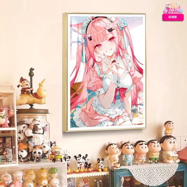 【海外代購】阿喵畫社 結城昨日奈 8k超大高清裝飾畫 滑鼠墊 床頭地墊 午睡毛毯 