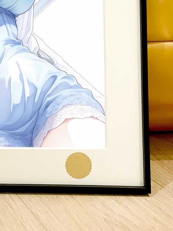 【海外代購】星空 《睡衣莉音》蔚藍檔案Tsukatsuki Rio老大姐調月莉央裝飾畫 